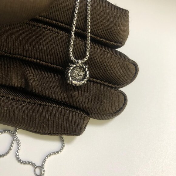 Petite Chatelaine® Necklace in 925 Sterling Silver with Pearl - Picture 6 of 7